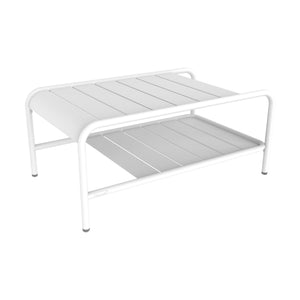 Fermob Luxembourg tuintafel laag 90x55 cm Cotton White