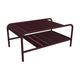 Fermob Luxembourg tuintafel laag 90x55 cm Black Cherry