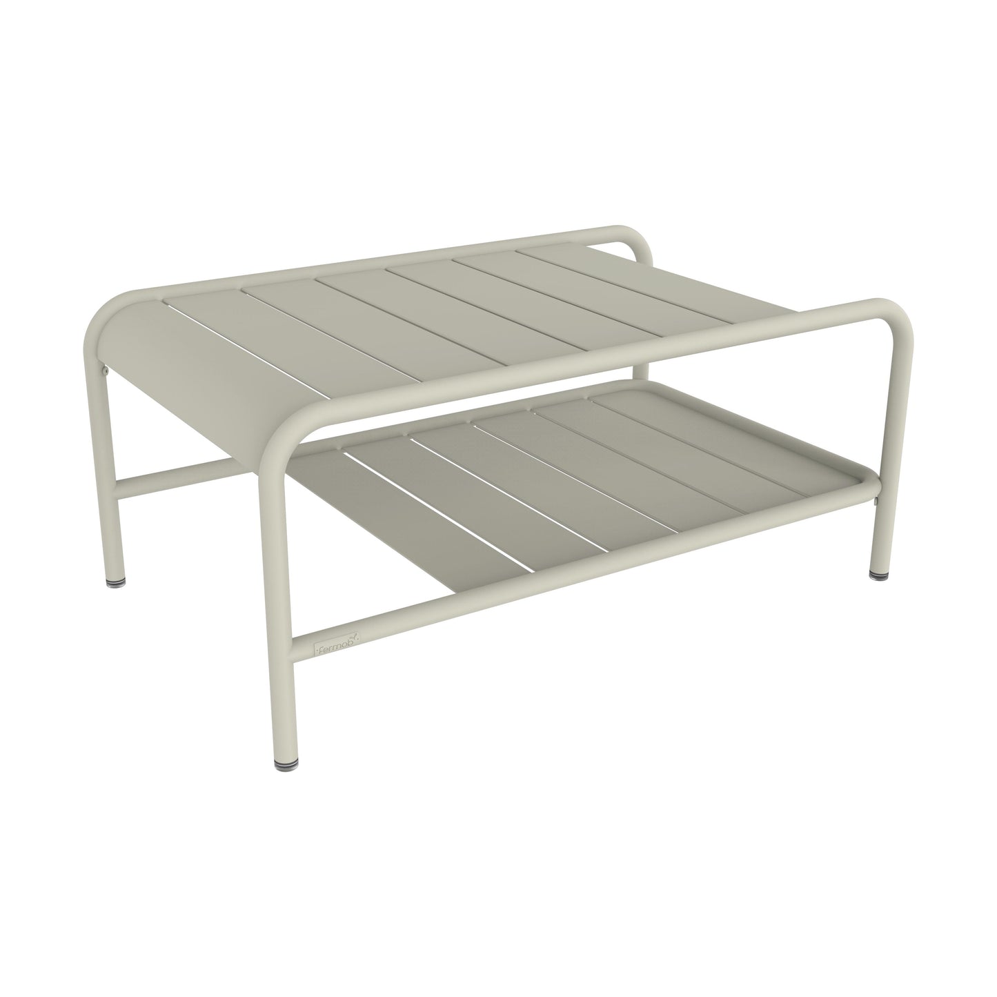 Fermob Luxembourg tuintafel laag 90x55 cm Clay Grey