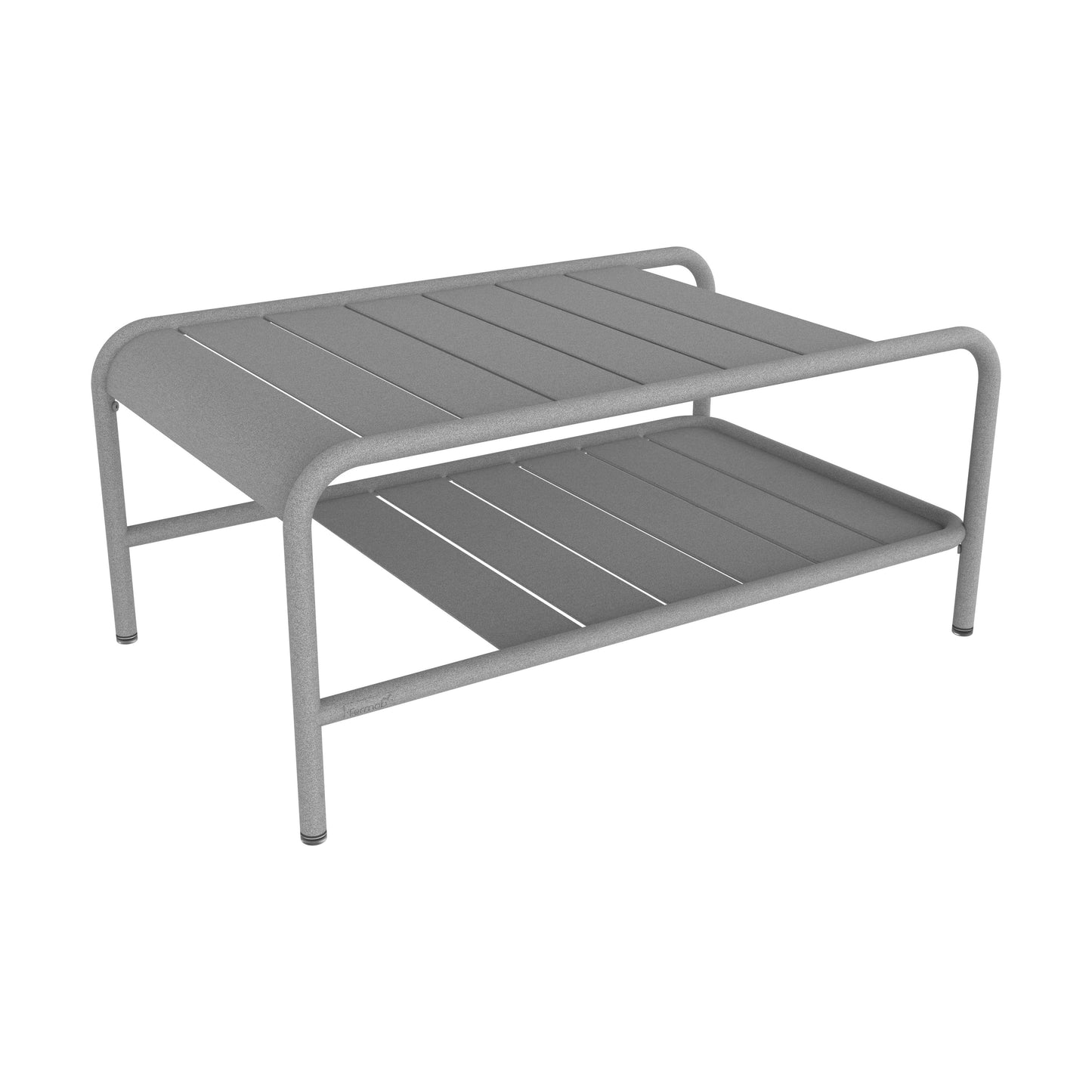 Fermob Luxembourg tuintafel laag 90x55 cm Lapilli Grey
