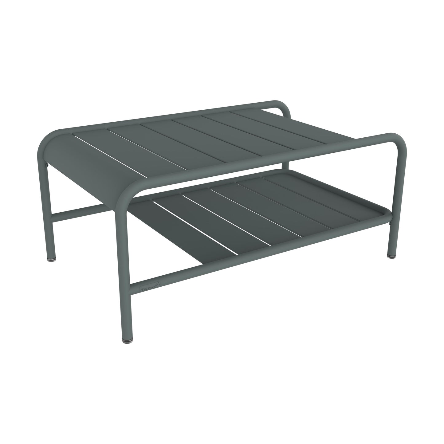 Fermob Luxembourg tuintafel laag 90x55 cm Storm Grey