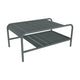 Fermob Luxembourg tuintafel laag 90x55 cm Storm Grey