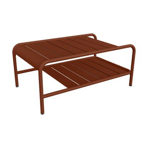 Fermob Luxembourg tuintafel laag 90x55 cm Red Ochre