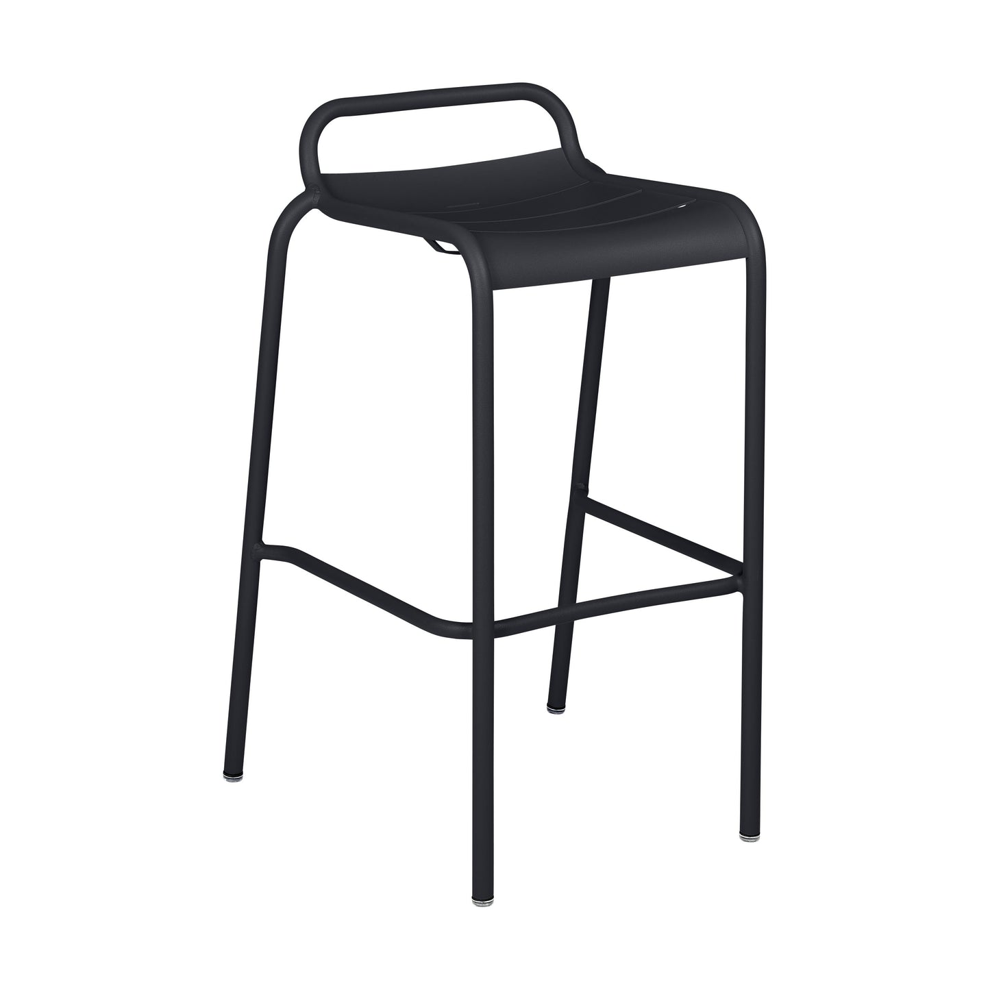 Fermob Luxembourg barkruk lage rug H80 Anthracite