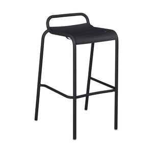 Fermob Luxembourg barkruk lage rug H80 Anthracite