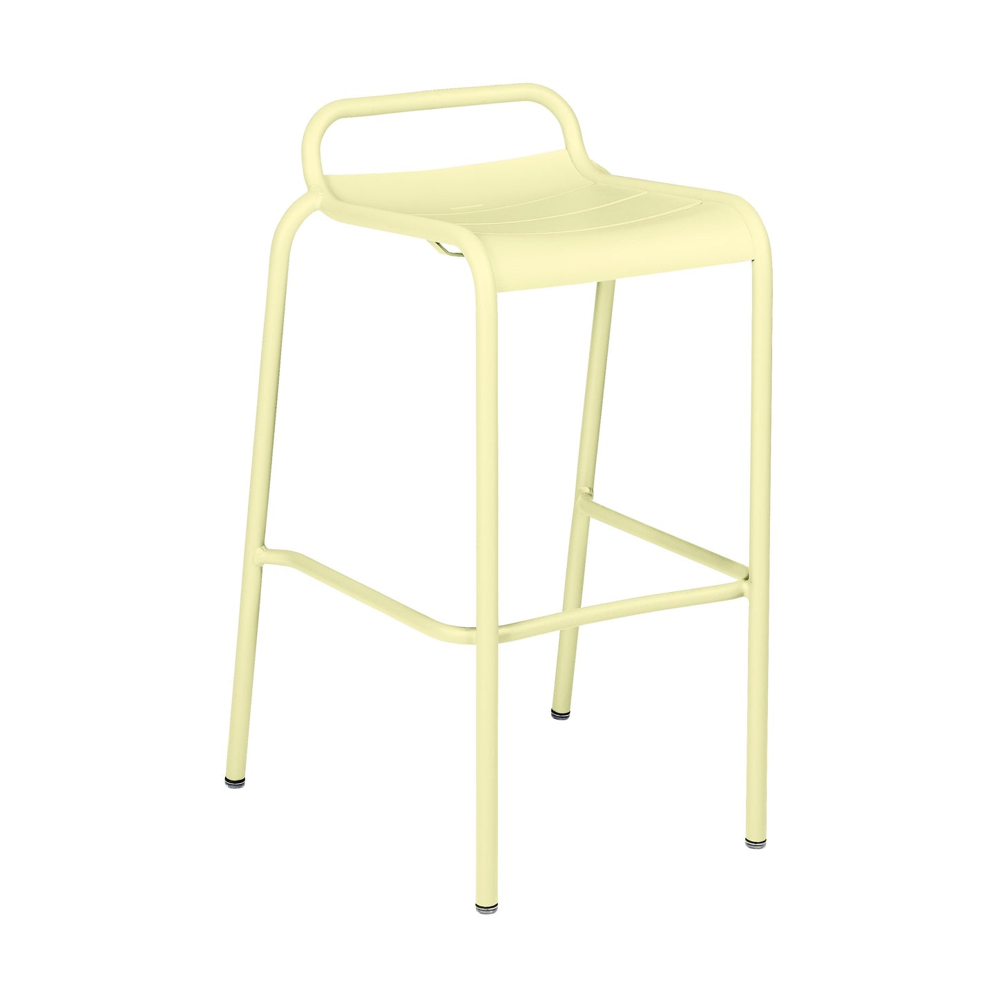 Fermob Luxembourg barkruk lage rug H80 Frosted Lemon