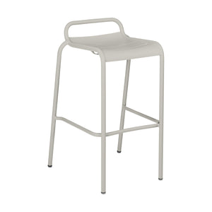 Fermob Luxembourg barkruk lage rug H80 Clay Grey