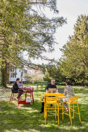 Fermob Luxembourg tuintafel hoog 126x73 cm Black Cherry