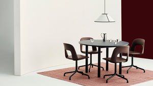 HAY Haze vloerkleed 230x230 cm Iron Red