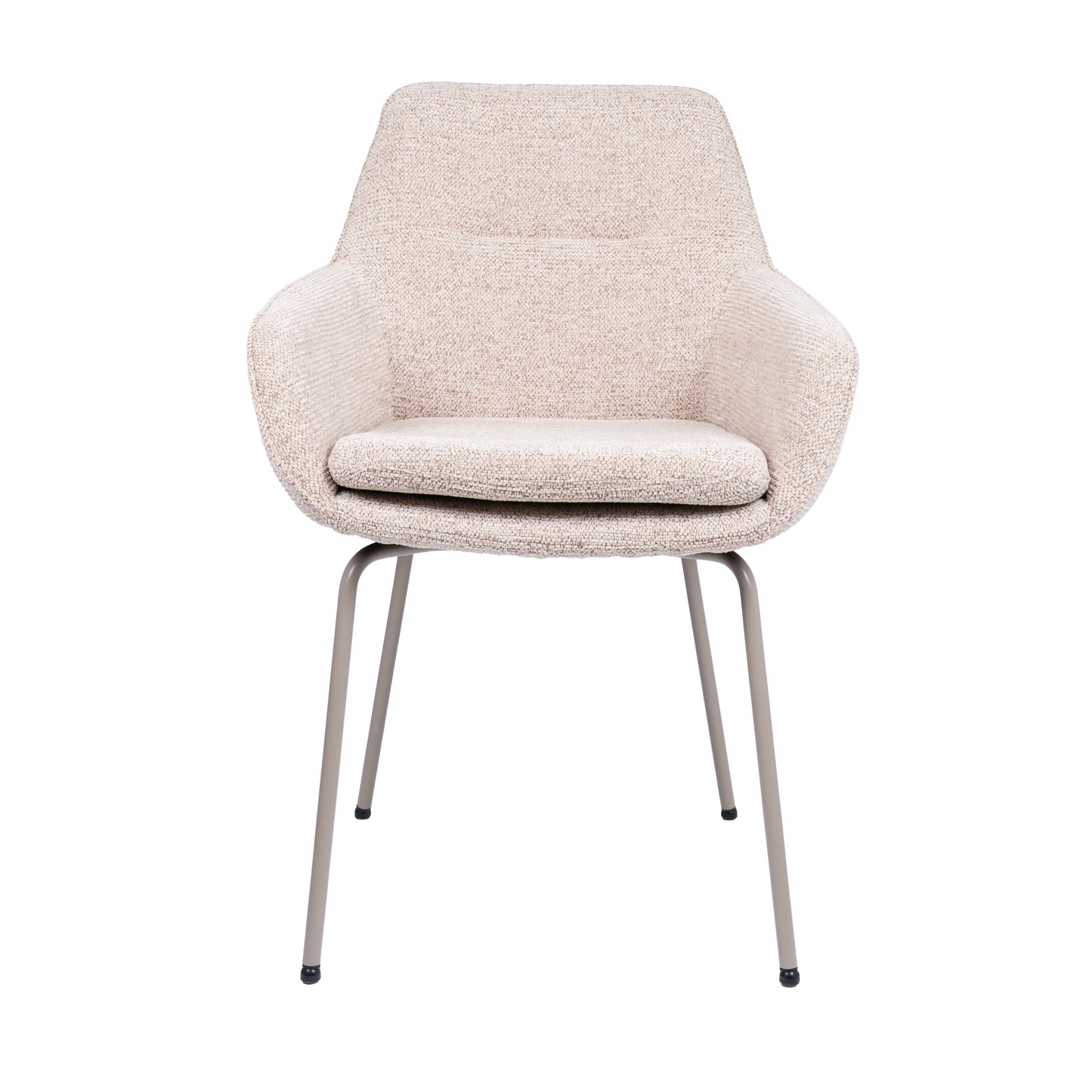 HelloChair HC24 Lenes eetkamerstoel Paris Beige vierpoot bruin