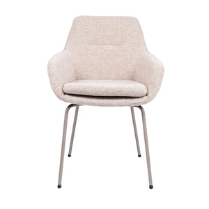 HelloChair HC24 Lenes eetkamerstoel Paris Beige vierpoot bruin