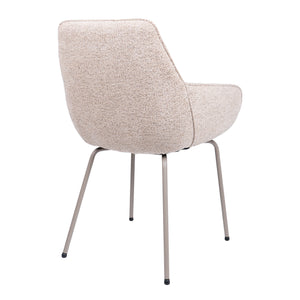 HelloChair HC24 Lenes eetkamerstoel Paris Beige vierpoot beige