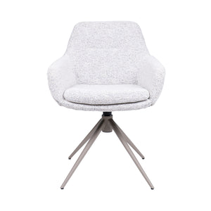 HelloChair HC24 Lenes eetkamerstoel Paris Light Grey spinpoot beige