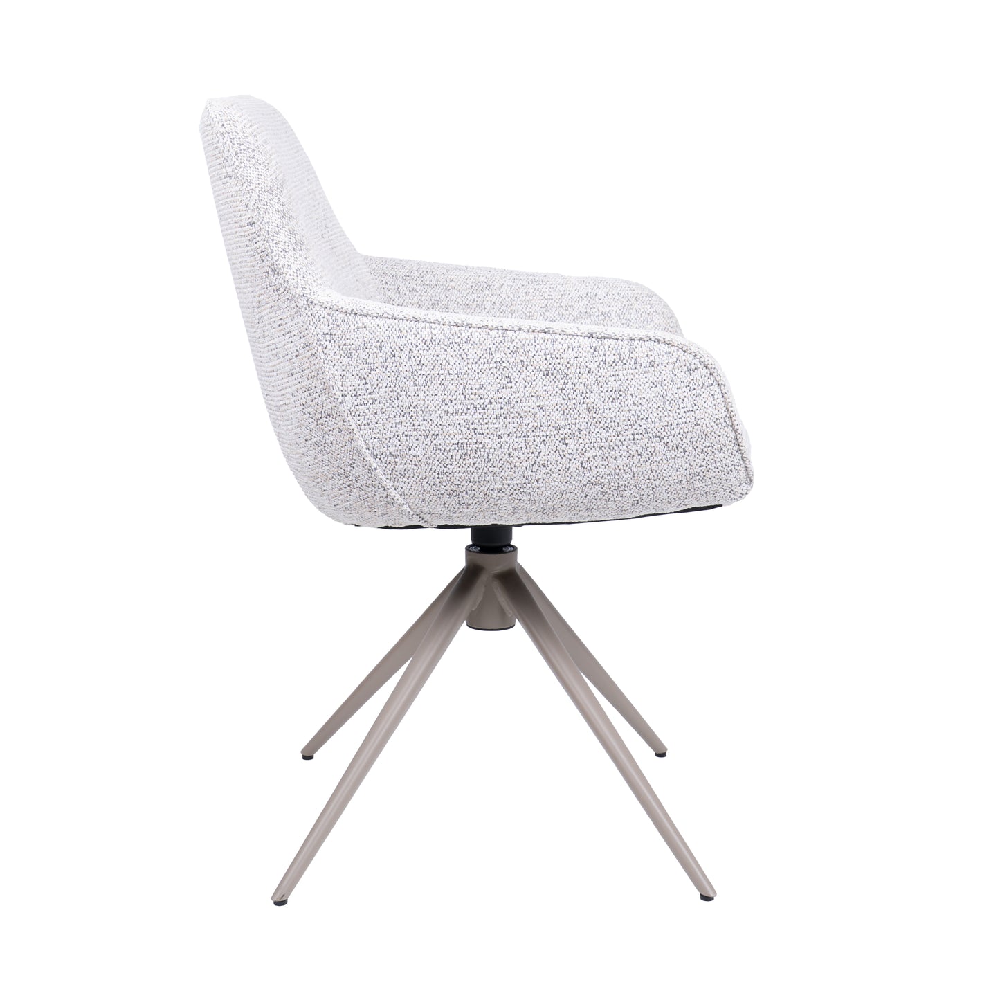 HelloChair HC24 Lenes eetkamerstoel Paris Light Grey spinpoot beige