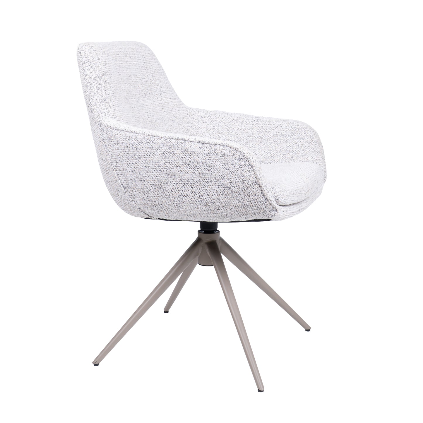 HelloChair HC24 Lenes eetkamerstoel Paris Light Grey spinpoot beige