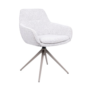 HelloChair HC24 Lenes eetkamerstoel Paris Light Grey spinpoot beige