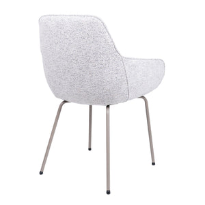 HelloChair HC24 Lenes eetkamerstoel Paris Light Grey vierpoot beige