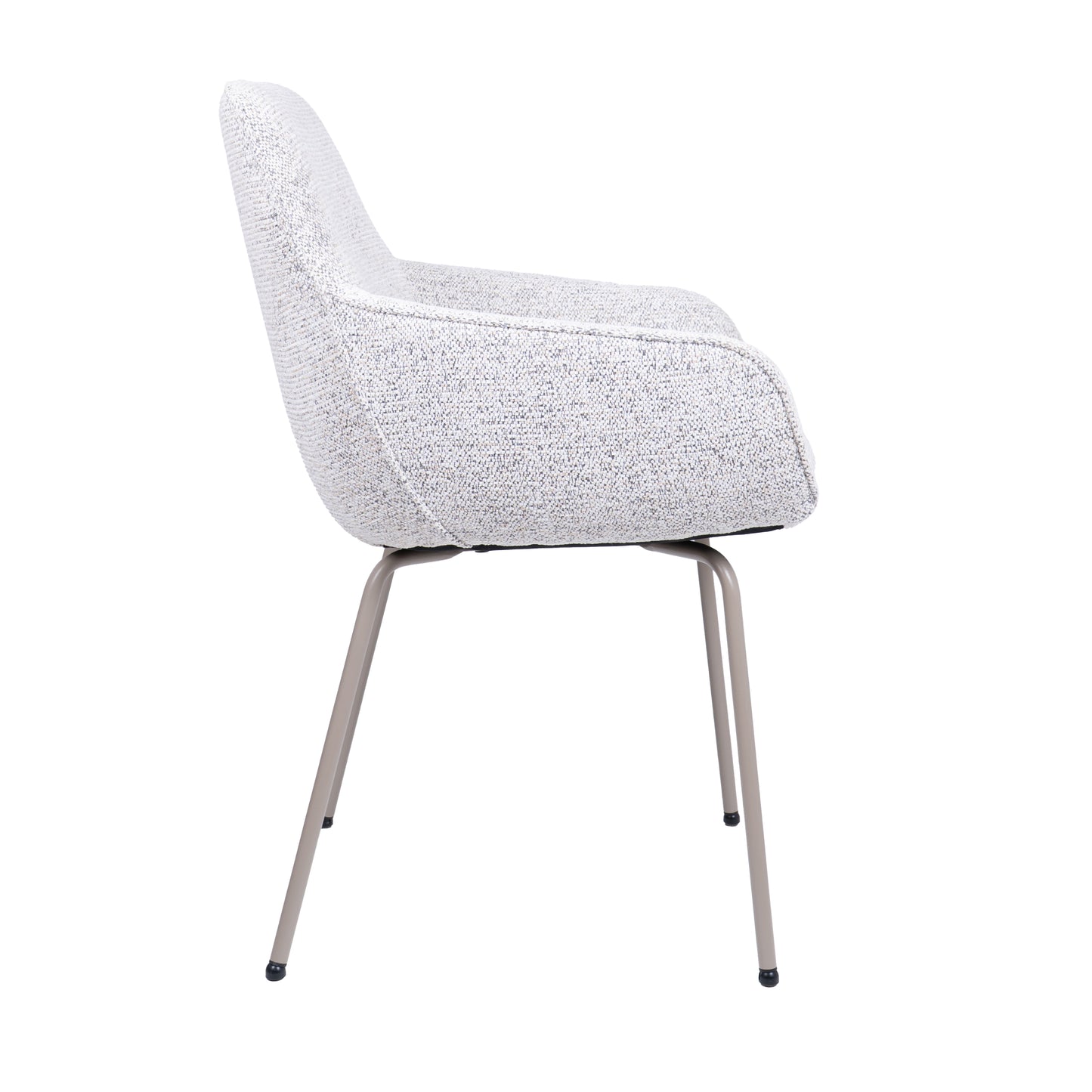 HelloChair HC24 Lenes eetkamerstoel Paris Light Grey vierpoot beige