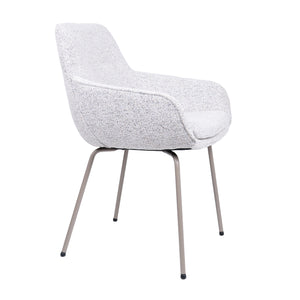 HelloChair HC24 Lenes eetkamerstoel Paris Light Grey vierpoot beige