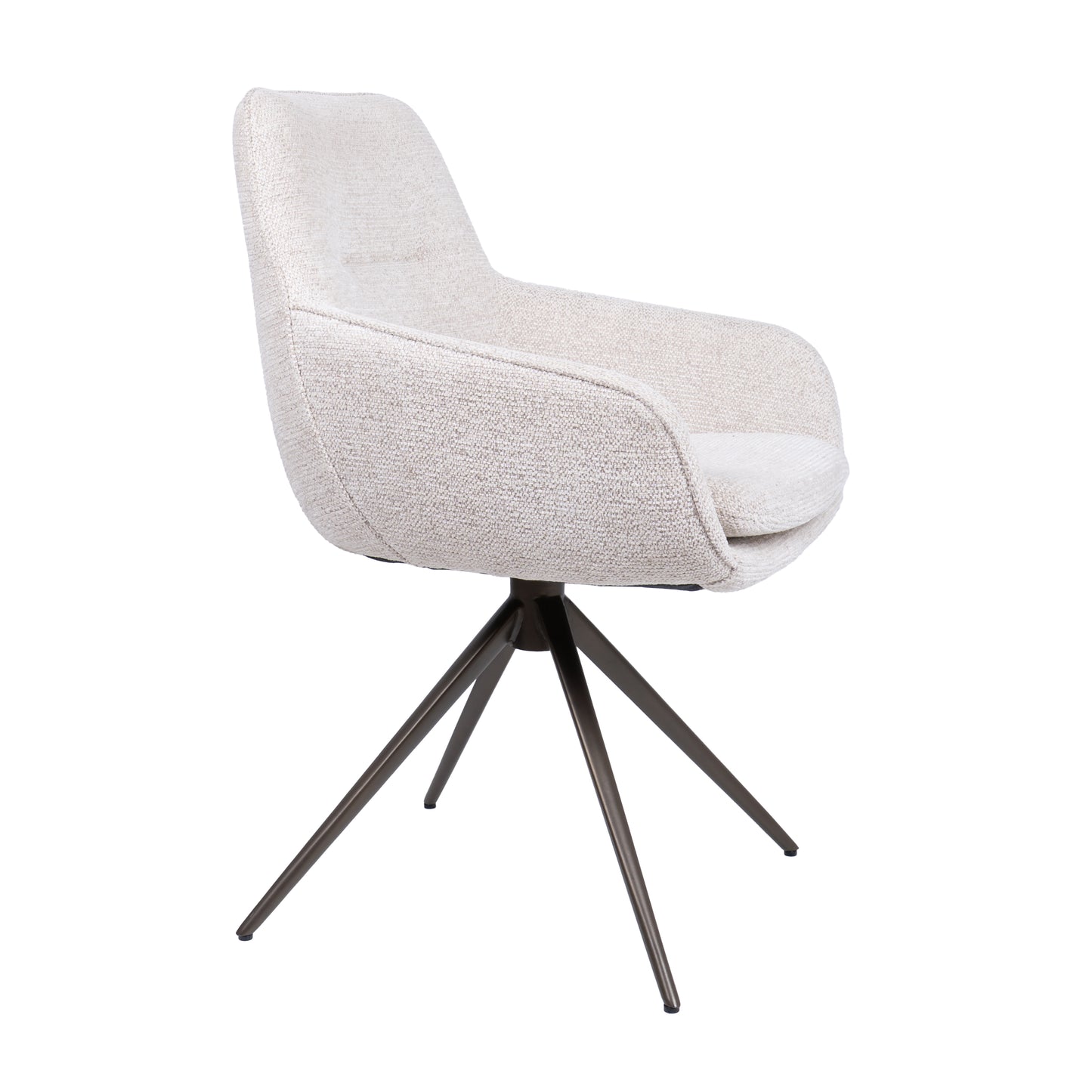HelloChair HC24 Lenes eetkamerstoel Paris Natural spinpoot bruin