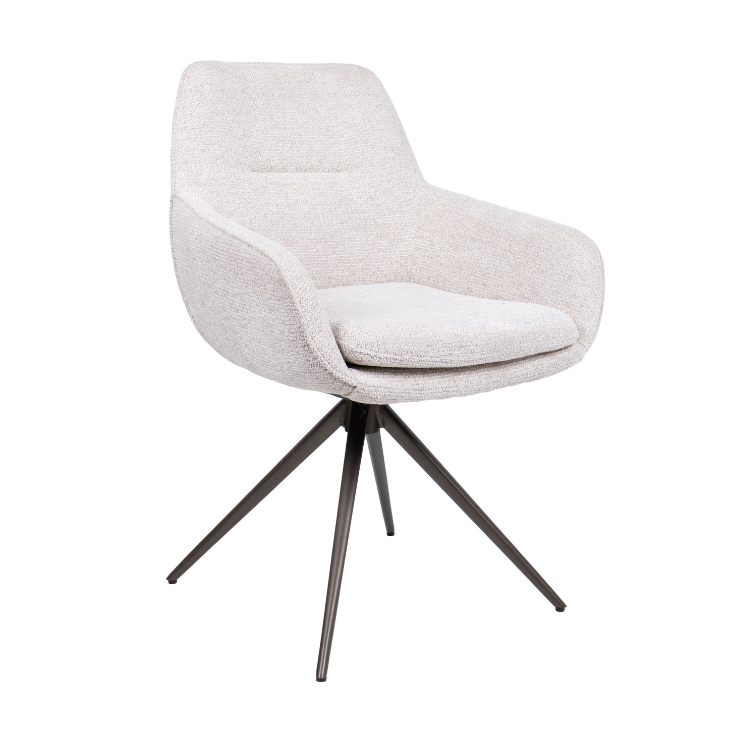 HelloChair HC24 Lenes eetkamerstoel Paris Natural spinpoot bruin