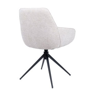 HelloChair HC24 Lenes eetkamerstoel Paris Natural spinpoot zwart