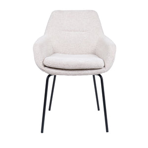 HelloChair HC24 Lenes eetkamerstoel Paris Natural vierpoot zwart