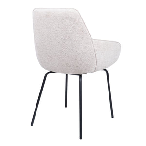 HelloChair HC24 Lenes eetkamerstoel Paris Natural vierpoot zwart