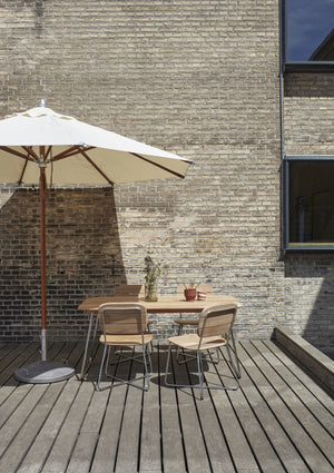 Fritz Hansen Messina parasol Ø300 cm Off White