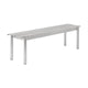 Muuto Linear Steel tuinbank 170 cm Warm Galvanized