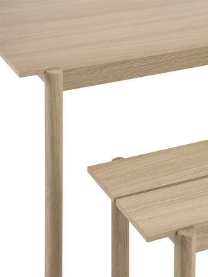 Muuto Linear Wood eetkamerbank 170 cm eikenhout