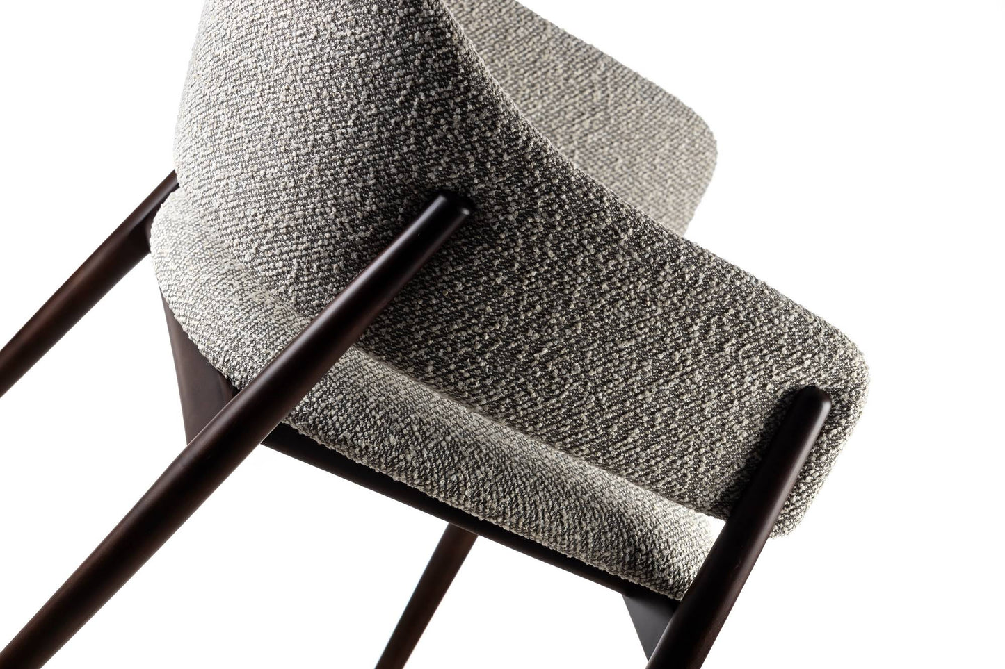 HelloChair HC303 Zary eetkamerstoel Rae 05 beuken dark walnut