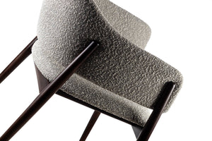 HelloChair HC303 Zary eetkamerstoel Rae 05 beuken dark walnut