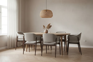 HelloChair HC303 Zary eetkamerstoel Rae 05 beuken dark walnut