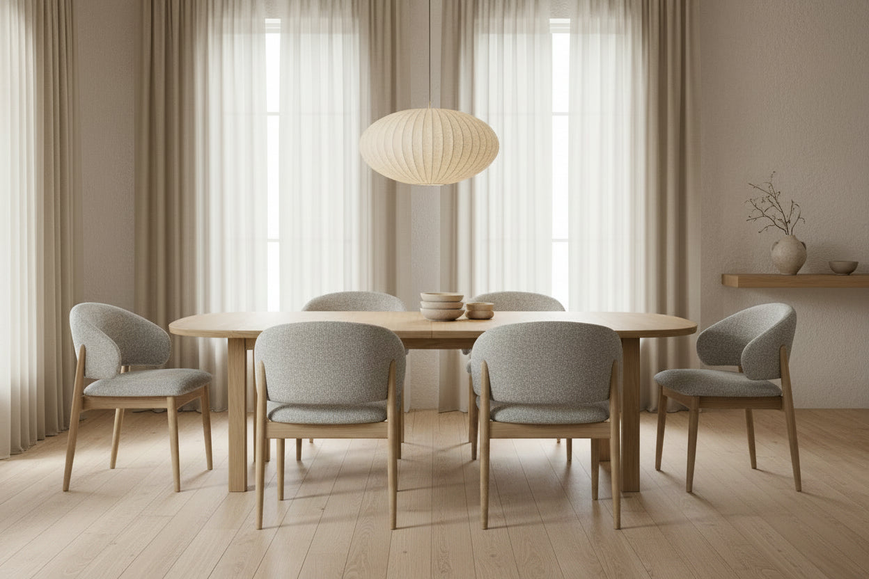 HelloChair HC305 Elk eetkamerstoel Home 14 Pearl eiken oil bianco