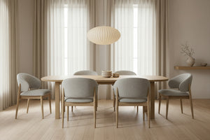 HelloChair HC305 Elk eetkamerstoel Home 14 Pearl eiken oil bianco
