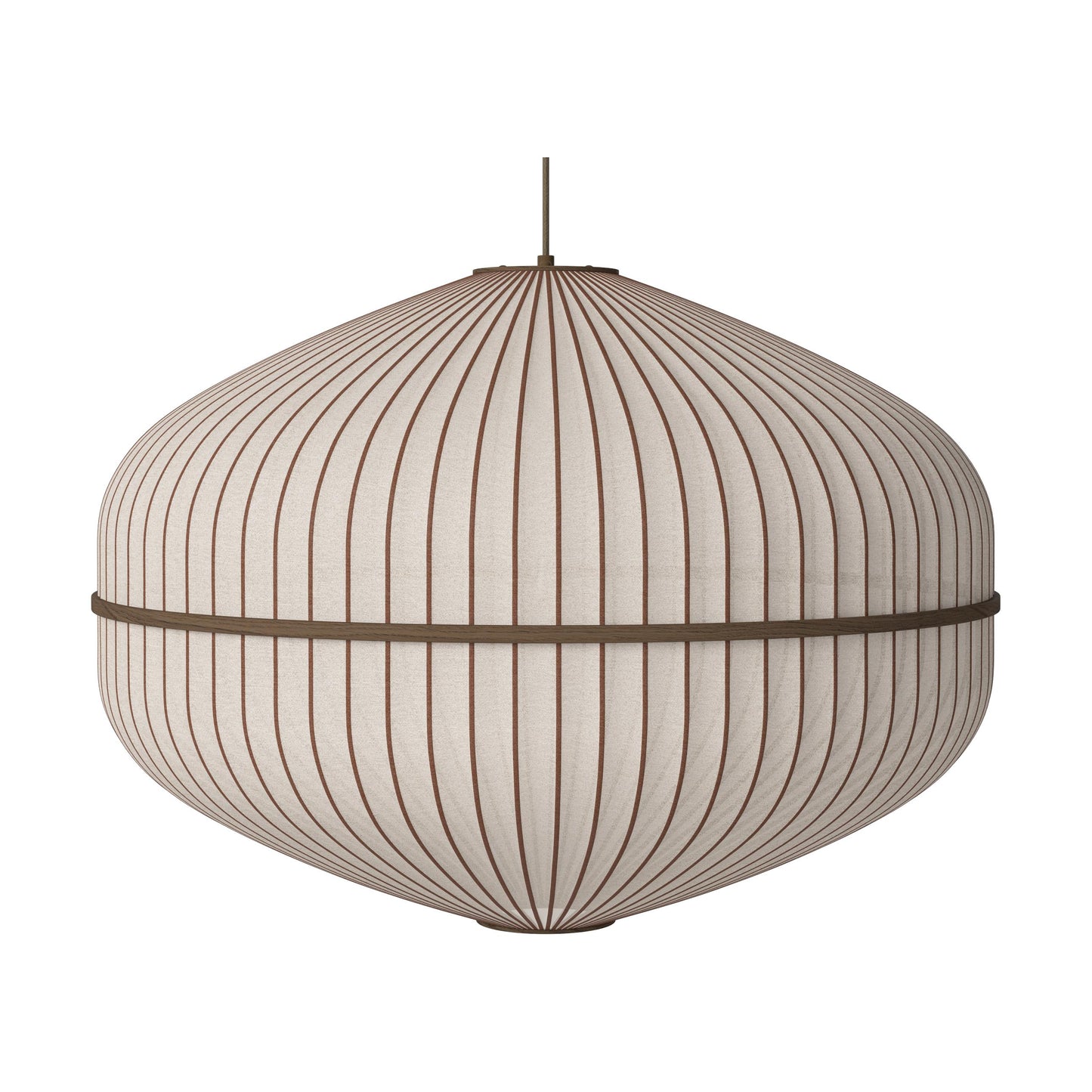 Bolia Lucén hanglamp Ellipse Ø90 cm dark oak