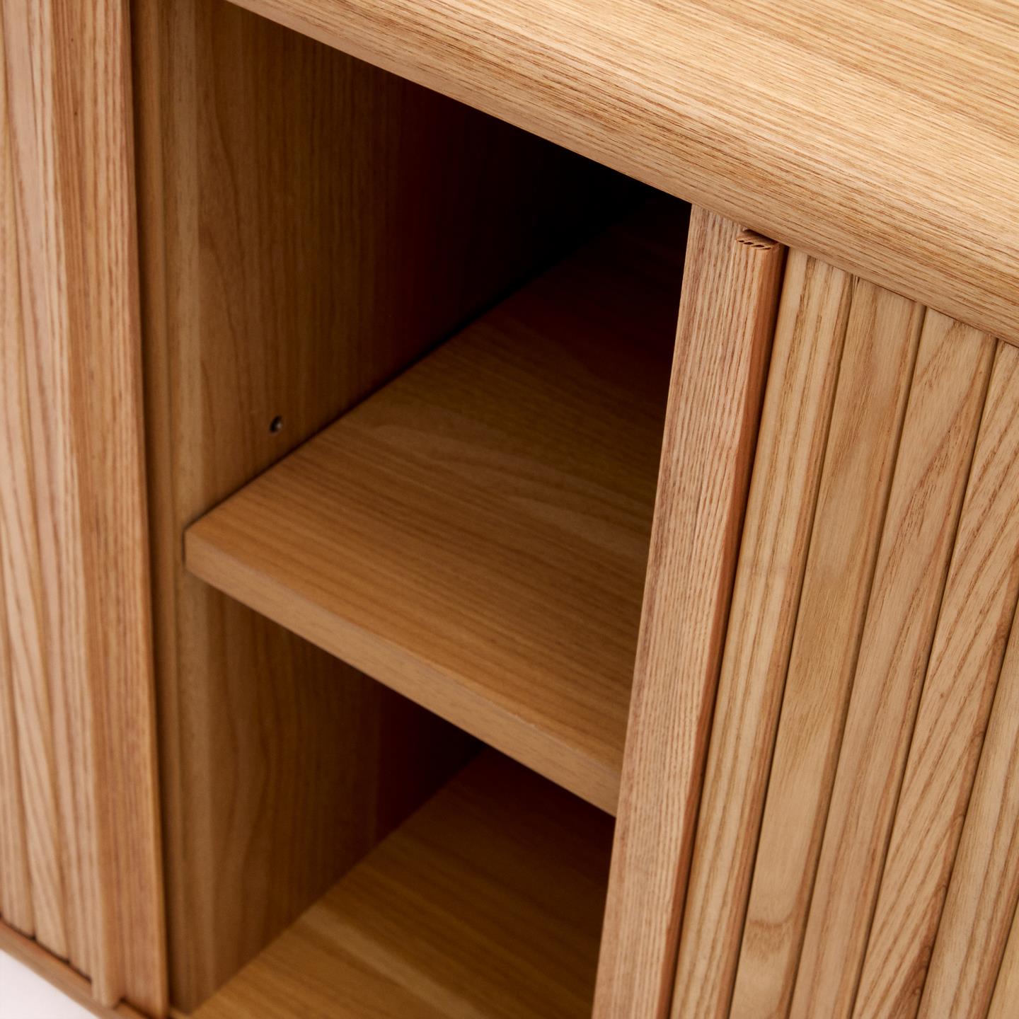 Kave Home Mailen dressoir 180x75 cm fineer essen