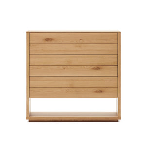 Kave Home Alguema kast 100x97 cm Naturel