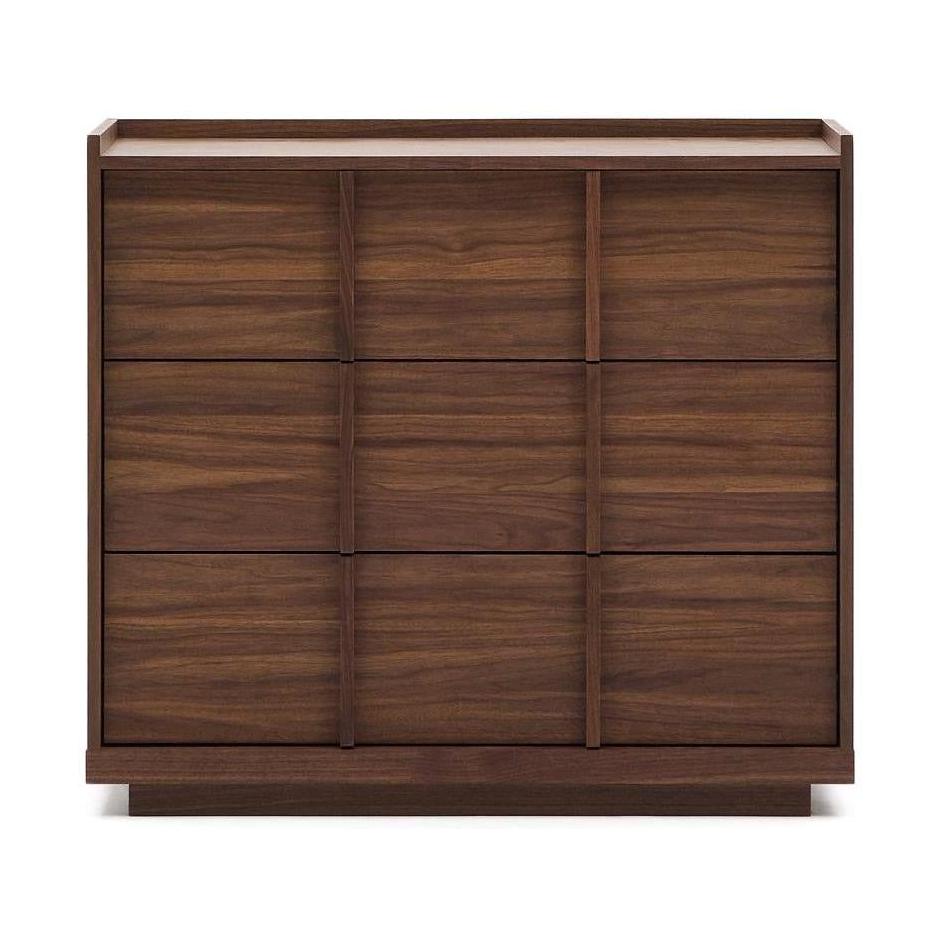 Kave Home Onix kast 100x78 cm fineer walnoot