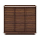 Kave Home Onix kast 100x78 cm fineer walnoot