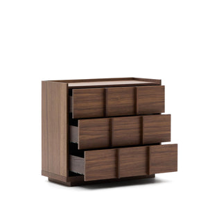 Kave Home Onix kast 100x78 cm fineer walnoot