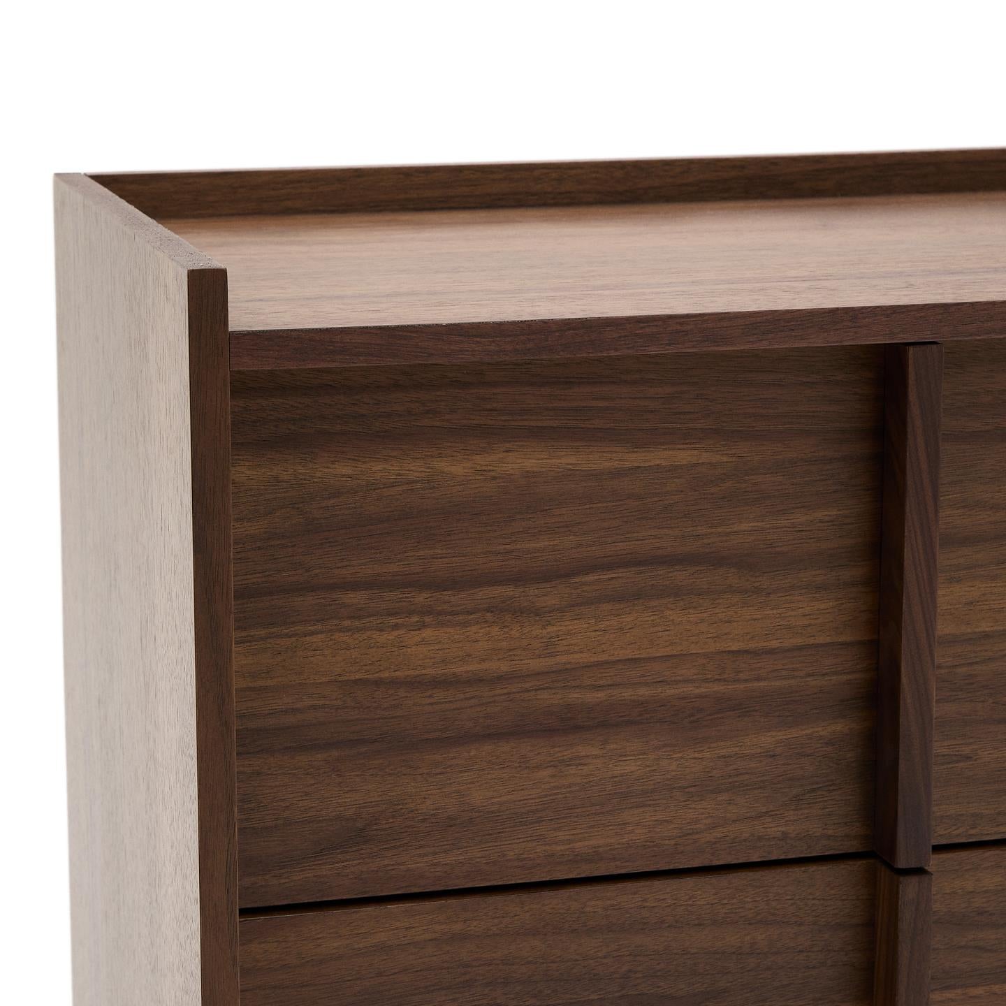Kave Home Onix kast 100x78 cm fineer walnoot