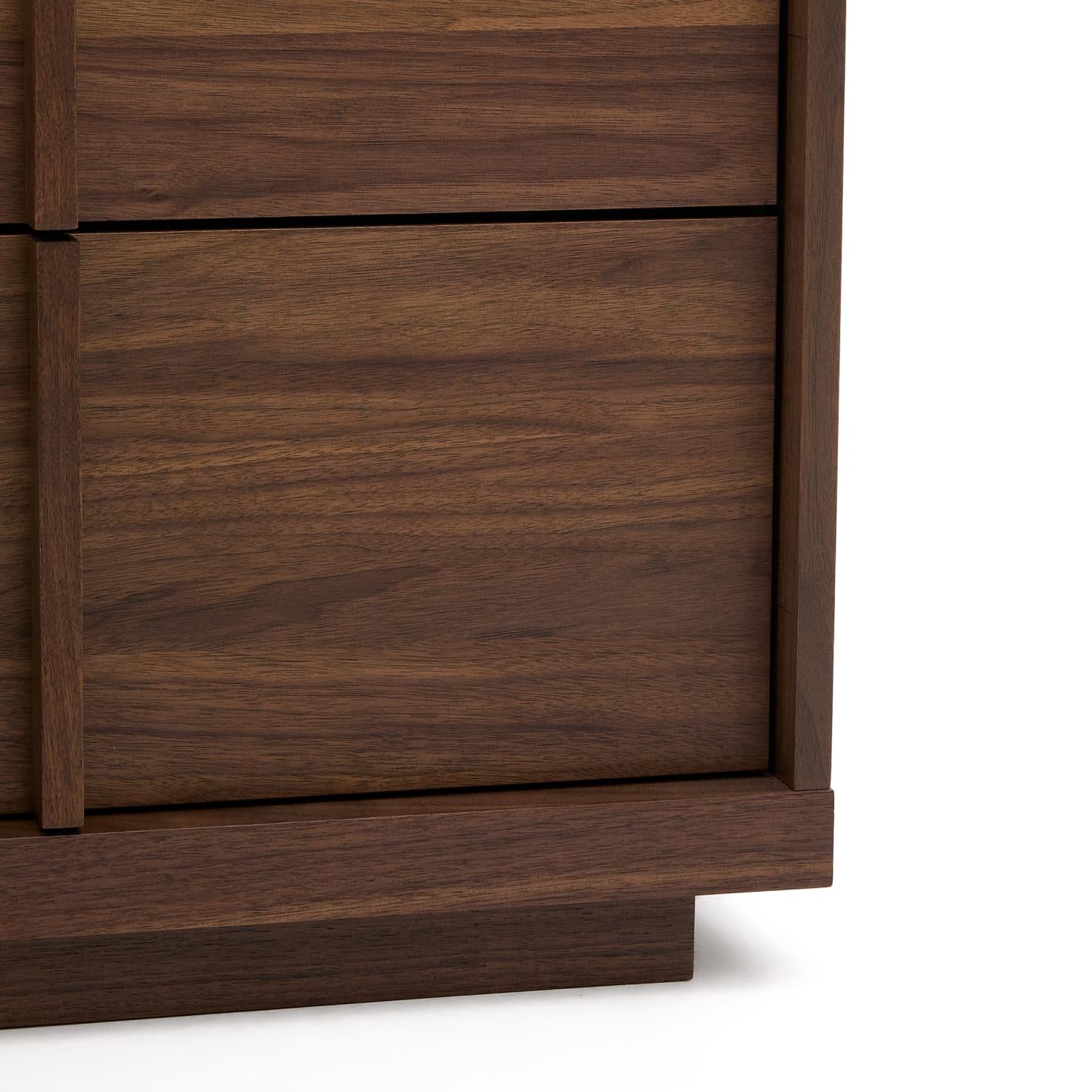 Kave Home Onix kast 100x78 cm fineer walnoot