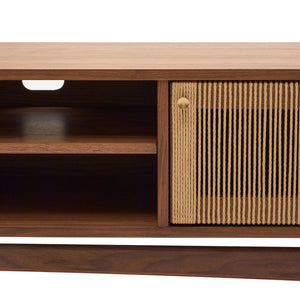 Kave Home Elan tv-meubel 200x50 cm walnoot
