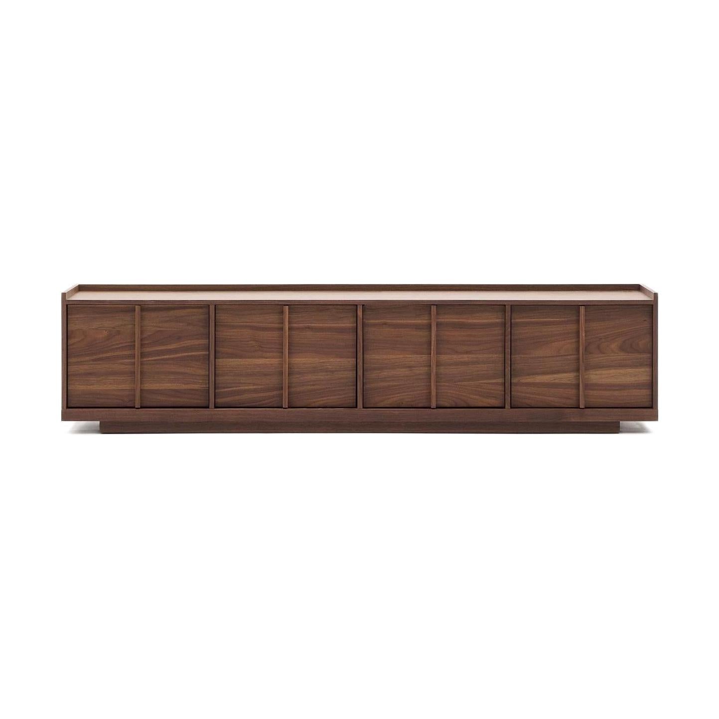 Kave Home Onix tv-meubel 200x45 cm fineer walnoot