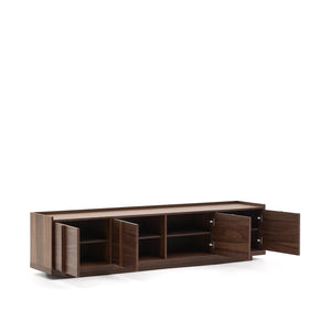 Kave Home Onix tv-meubel 200x45 cm fineer walnoot