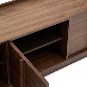 Kave Home Onix tv-meubel 200x45 cm fineer walnoot