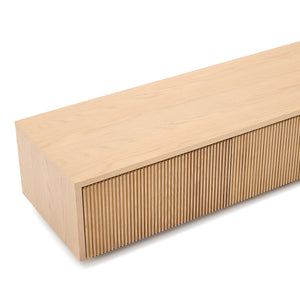 Kave Home Helvine tv-meubel 200x30 cm fineer eiken