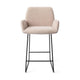 Jesper Home Misaki barkruk H65 Sand Strand slide black